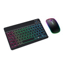 10-inch Wireless Portable 5.0 Bluetooth Keyboard With Mouse - Black