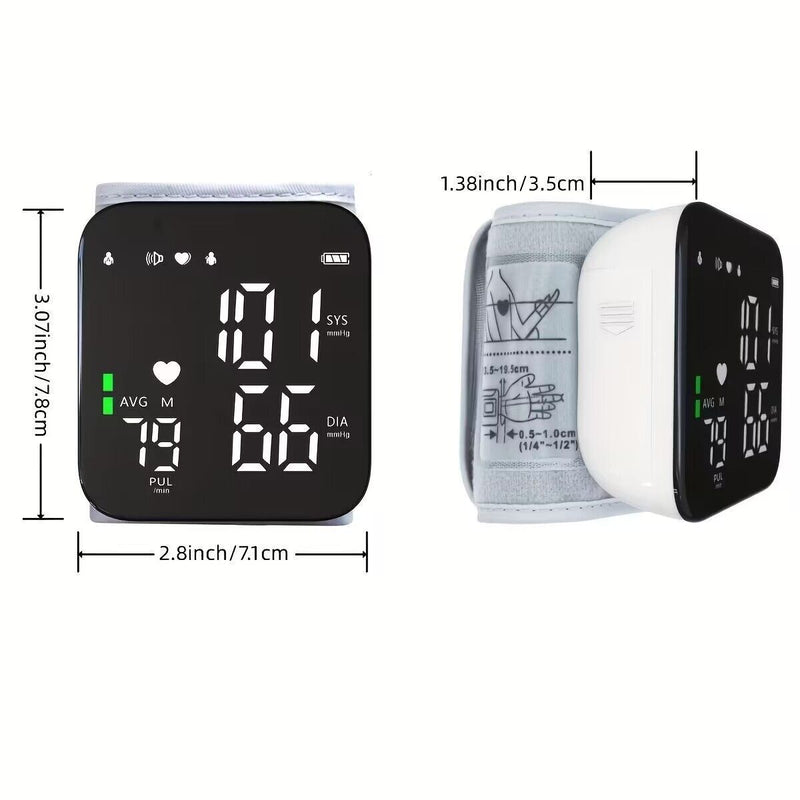 Smart Blood Pressure Monitor with Voice Guidance & Rechargeable Design BP Monitor