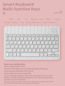 Wireless Bluetooth Keyboard Mouse Combo for Tablet or Smartphone-White