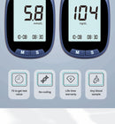 Blood Glucose Meter Pro Blood Sugar Test Machine Glucometer BP Measurement