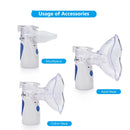 Home Rechargeable Nebulizer Portable Handheld Atomizer Portable Nebuliser - Blue