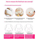 Heartbeat  Machine for Pregnancy Fetal Doppler Heart Rate Monitor – Safe & Accurate Baby Heartbeat Detection