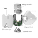 Mini Nebulizer Handheld Nebuliser with Rechargeable Battery Mesh Portable Nebulizer